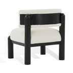 Sillón decorativo de borreguito sintético - 26 pulg. An. x 26 pulg. Prof. x 28 pulg. Al.