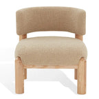 Sillón decorativo de borreguito sintético - 26 pulg. An. x 26 pulg. Prof. x 28 pulg. Al.