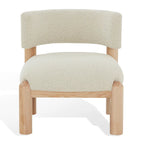 Sillón decorativo de borreguito sintético - 26 pulg. An. x 26 pulg. Prof. x 28 pulg. Al.