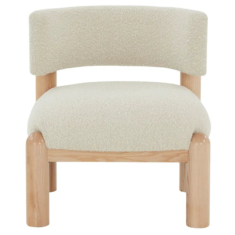 Sillón decorativo de borreguito sintético - 26 pulg. An. x 26 pulg. Prof. x 28 pulg. Al.