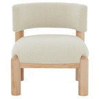 Sillón decorativo de borreguito sintético - 26 pulg. An. x 26 pulg. Prof. x 28 pulg. Al.