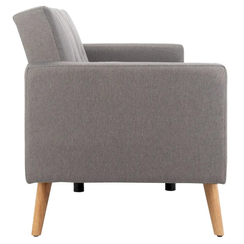 Cama futón plegable con almohada - 74.8 x 31.9 x 34.7