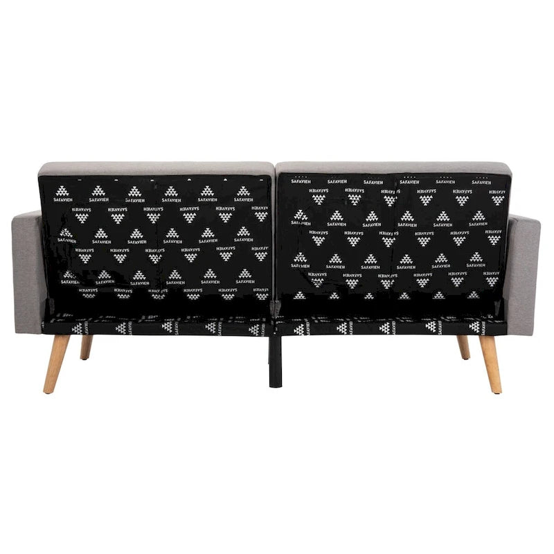 Cama futón plegable con almohada - 74.8 x 31.9 x 34.7