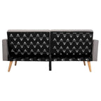 Cama futón plegable con almohada - 74.8 x 31.9 x 34.7