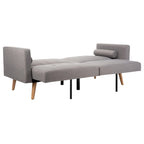 Cama futón plegable con almohada - 74.8 x 31.9 x 34.7