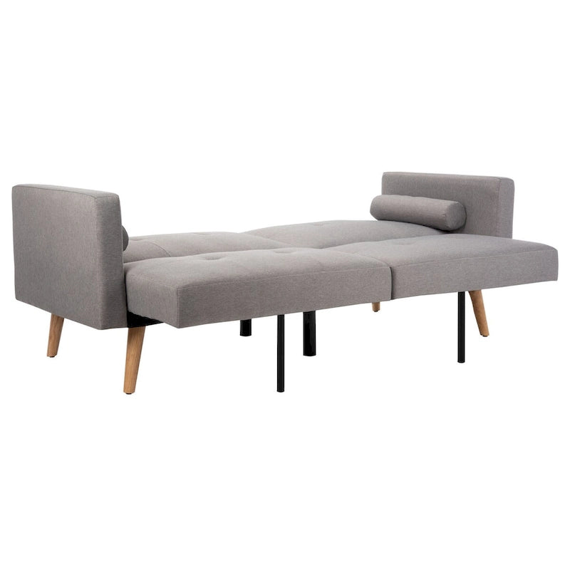 Cama futón plegable con almohada - 74.8 x 31.9 x 34.7