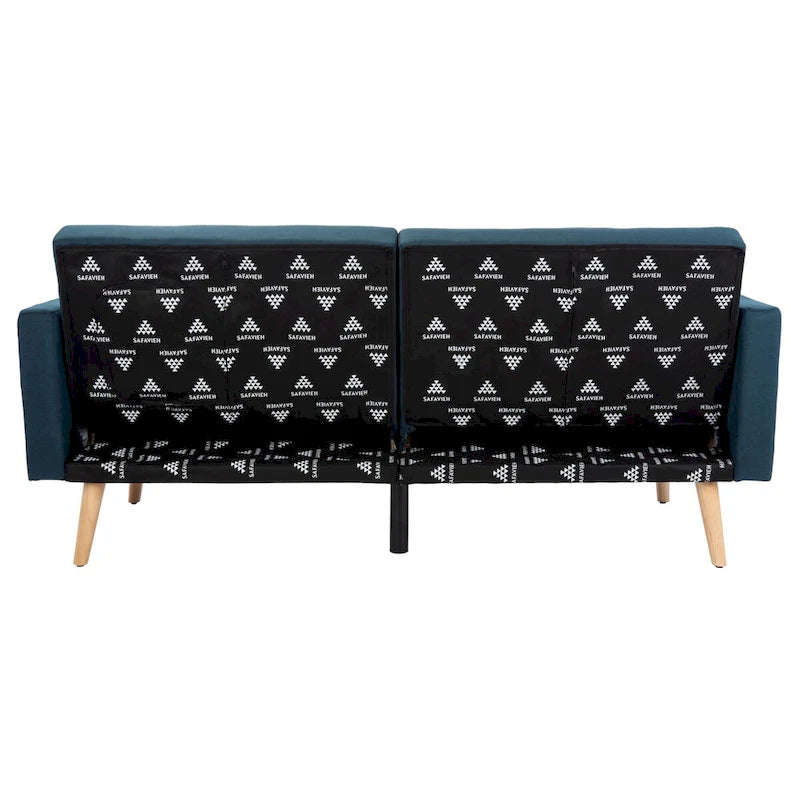 Cama futón plegable con almohada - 74.8 x 31.9 x 34.7