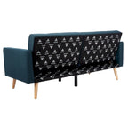 Cama futón plegable con almohada - 74.8 x 31.9 x 34.7