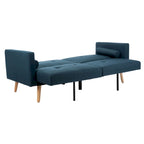 Cama futón plegable con almohada - 74.8 x 31.9 x 34.7