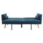 Cama futón plegable con almohada - 74.8 x 31.9 x 34.7