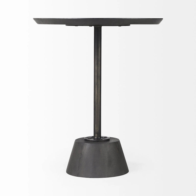 Mesa de pedestal con detalles - 24 H x 20 W x 20 D