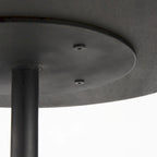 Mesa de pedestal con detalles - 24 H x 20 W x 20 D