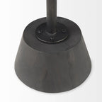 Mesa de pedestal con detalles - 24 H x 20 W x 20 D