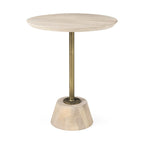 Mesa de pedestal con detalles - 24 H x 20 W x 20 D