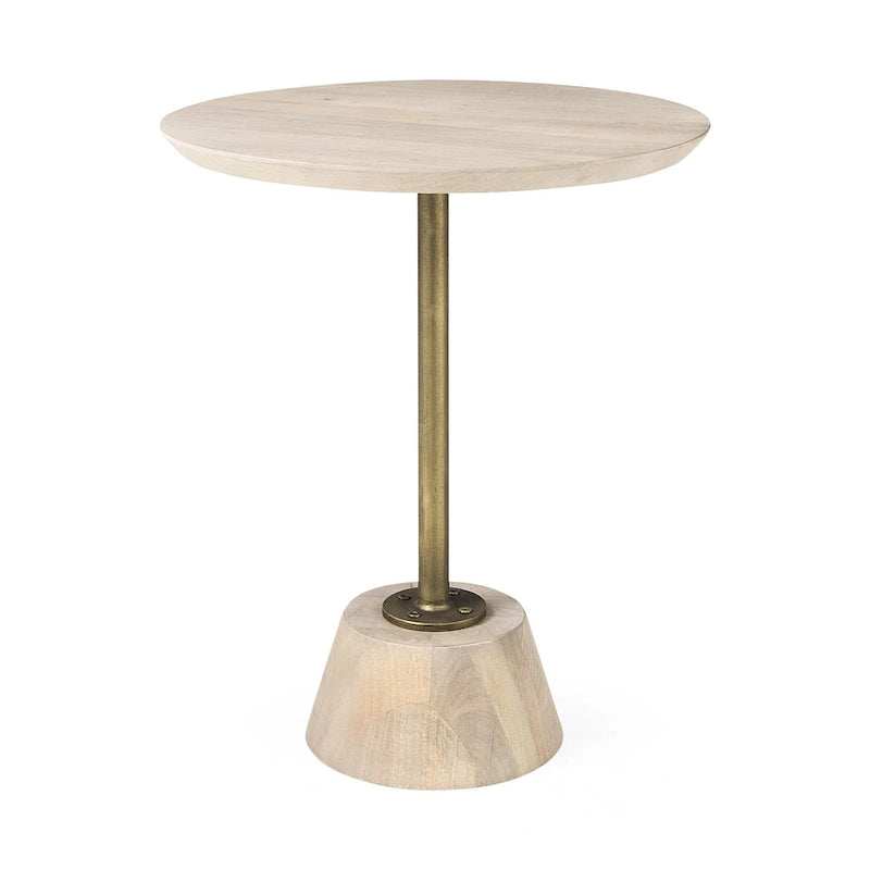 Mesa de pedestal con detalles - 24 H x 20 W x 20 D