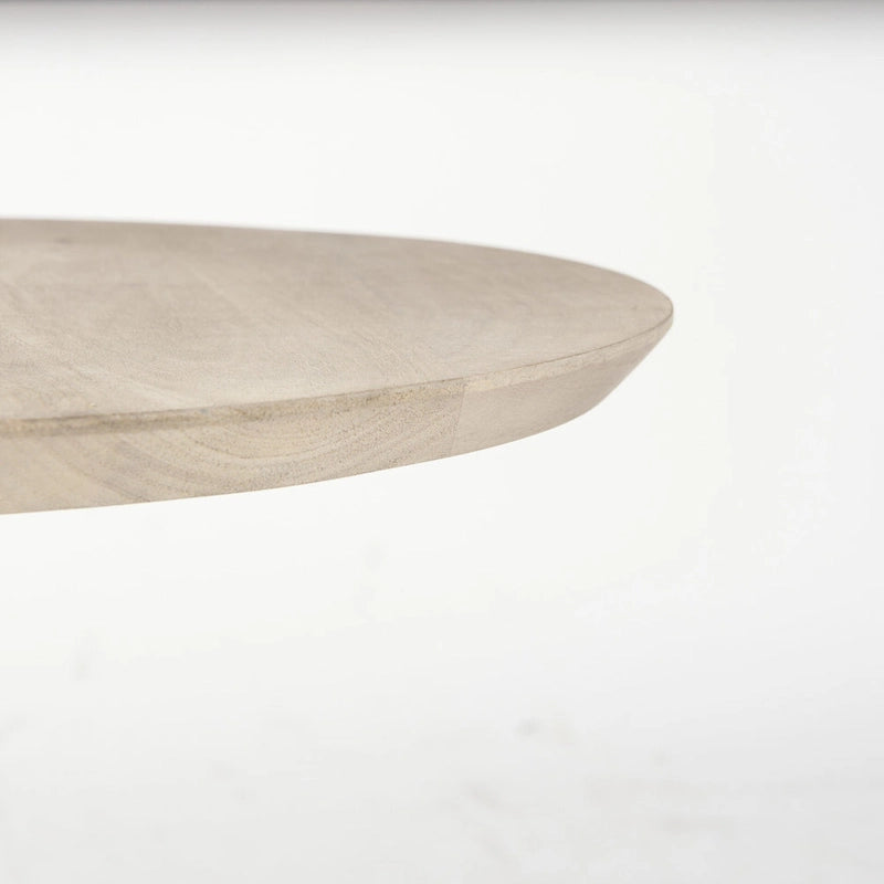 Mesa de pedestal con detalles - 24 H x 20 W x 20 D