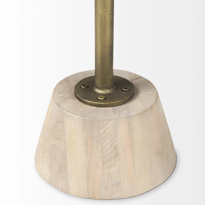 Mesa de pedestal con detalles - 24 H x 20 W x 20 D