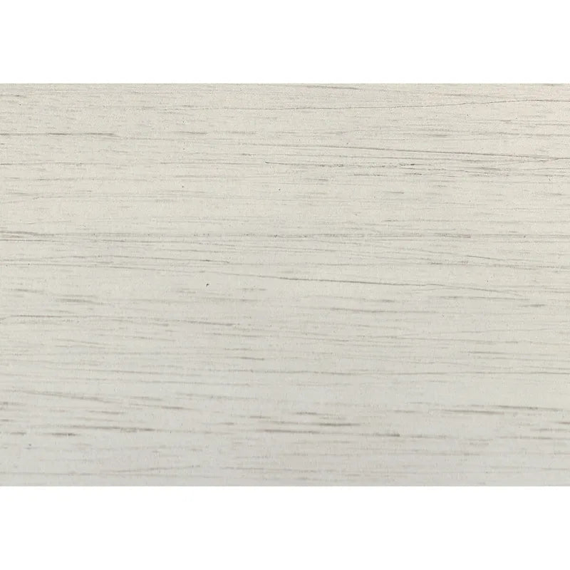 Mesa auxiliar de 26 pulgadas, cuadrada, 1 cajón, marrón, blanco, madera maciza