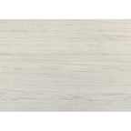 Mesa auxiliar de 26 pulgadas, cuadrada, 1 cajón, marrón, blanco, madera maciza
