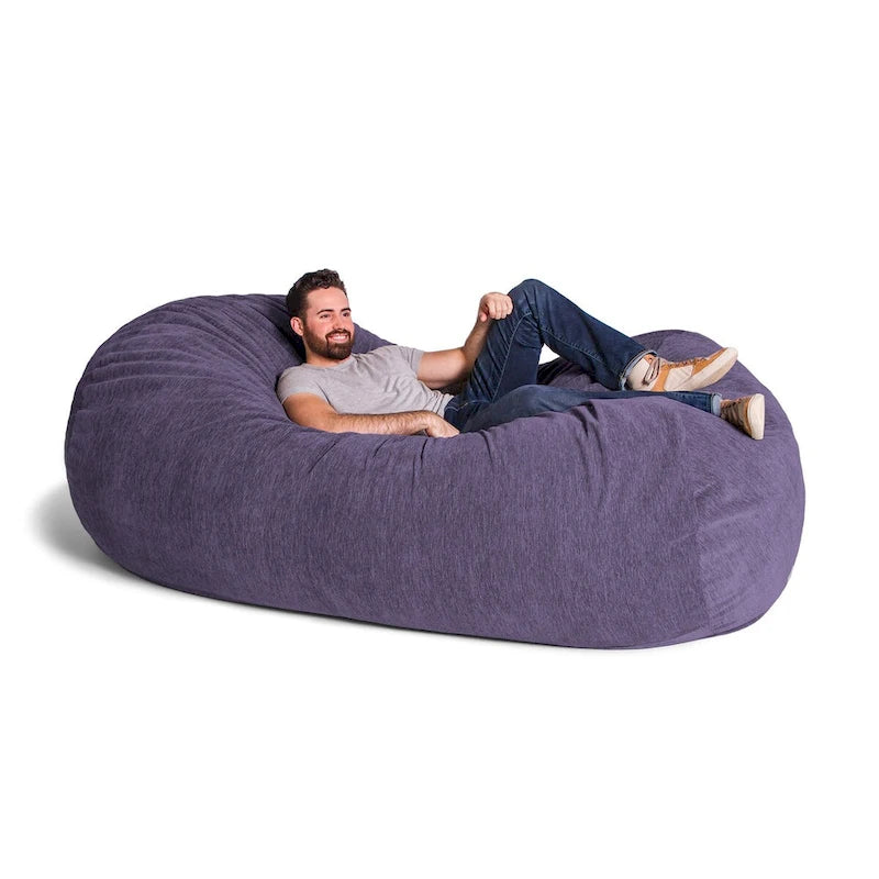 Sofá puff gigante de 7 pies para adultos - Chenilla de primera calidad