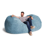 Sofá puff gigante de 7 pies para adultos - Chenilla de primera calidad