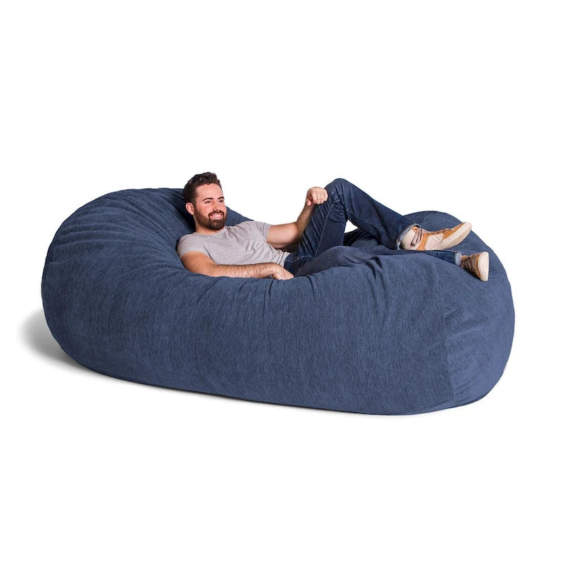 Sofá puff gigante de 7 pies para adultos - Chenilla de primera calidad