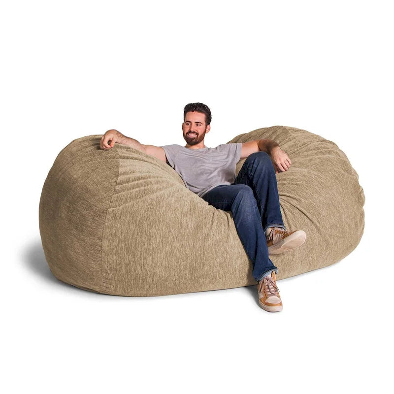 Sofá puff gigante de 7 pies para adultos - Chenilla de primera calidad
