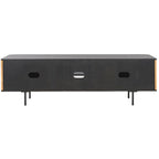 Mueble multimedia de 2 puertas y 2 estantes - 54Wx17Dx19H