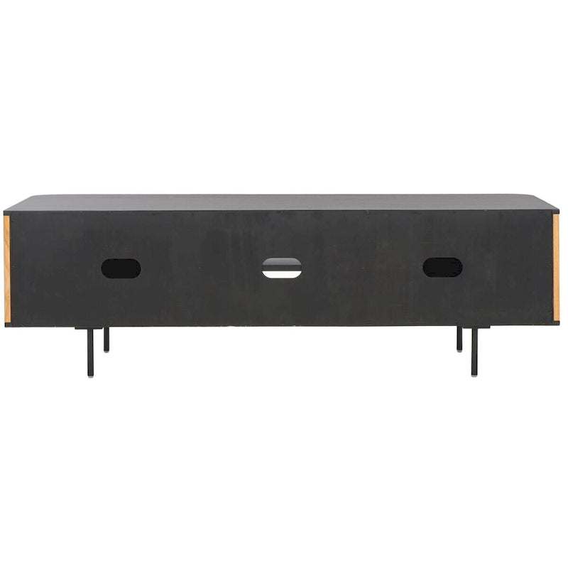 Mueble multimedia de 2 puertas y 2 estantes - 54Wx17Dx19H